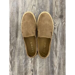 Esprit Nadine Espadrille Slipon Women's 6 Tan Jute Coastal Casual Scandi Summer